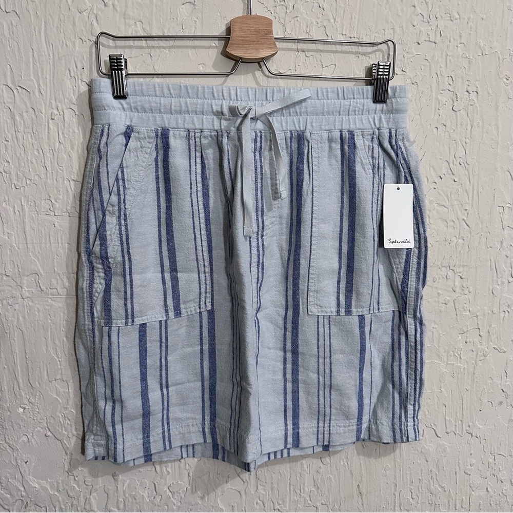 NWT SPLENDID Blue Stripe Drawstring SKIRT MEDIUM